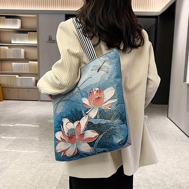 Graphic Pattern Tote Bag Lightweight Shoulder Bag