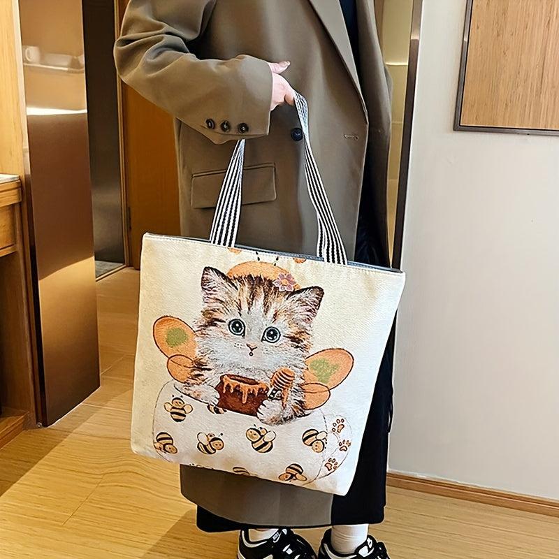Graphic Pattern Tote Bag Lightweight Shoulder Bag