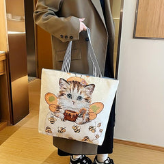 Graphic Pattern Tote Bag Lightweight Shoulder Bag