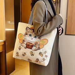 Graphic Pattern Tote Bag Lightweight Shoulder Bag