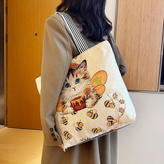 Graphic Pattern Tote Bag Lightweight Shoulder Bag