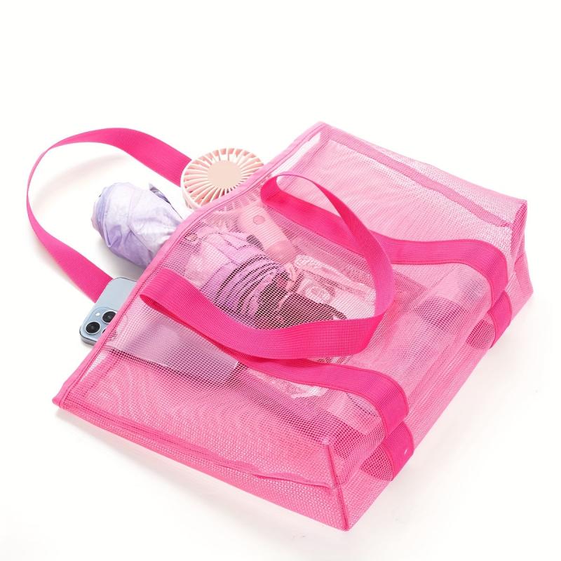 Portable Beach Tote Bag Large Capacity Swimming Storage Bag
