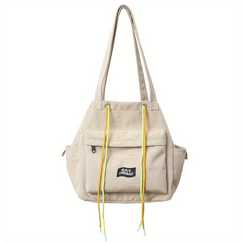 Canvas Tote Bag Lightweight Shoulder Bag Large Capacity