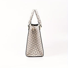 Ove Geometric Pattern Square Bag Shoulder Bag Vintage Satchel Bag