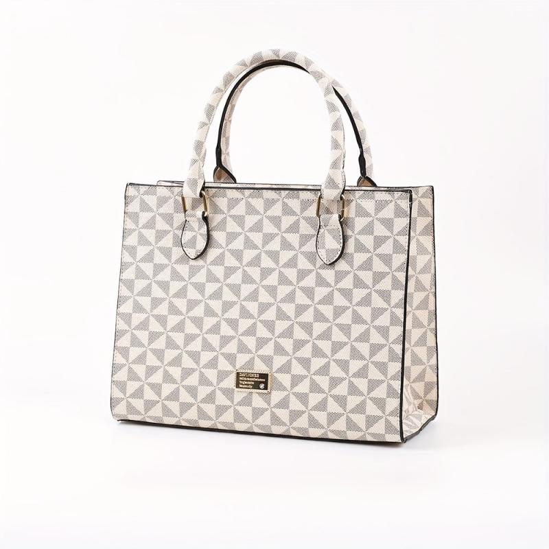 Ove Geometric Pattern Square Bag Shoulder Bag Vintage Satchel Bag