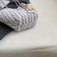 Tote Shoulder Bag All Match Shopper Bag With Scard Decor