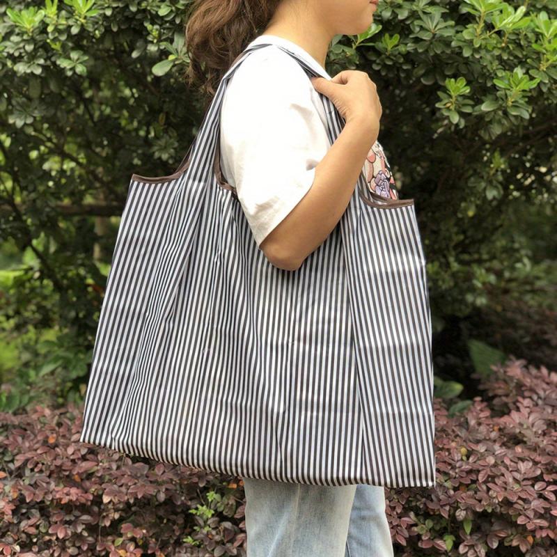 Large Capacity Shoulder Bag Lightweight Shopper Bag, Foldable Reusable Bag