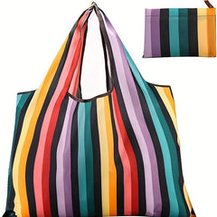 Large Capacity Shoulder Bag Lightweight Shopper Bag, Foldable Reusable Bag