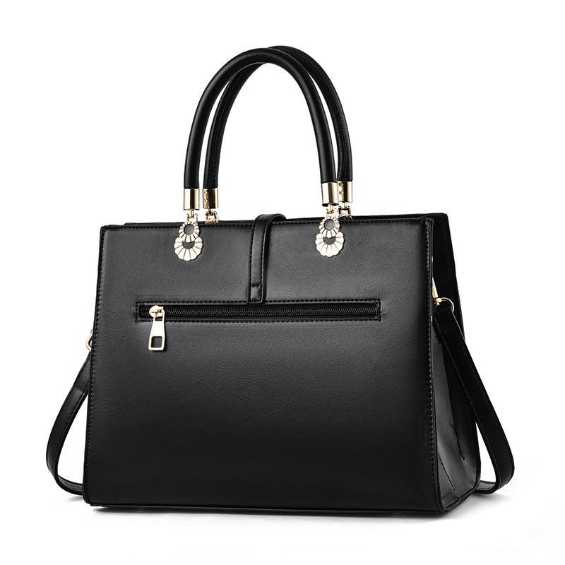 Women's Woven Detail Top Handle Satchel Crossbody Bag