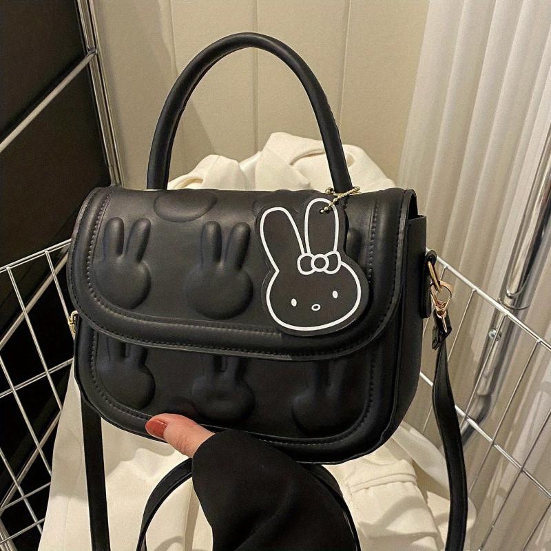 Bunny Crossbody Bag Small Rabbit Flap Purse For Women