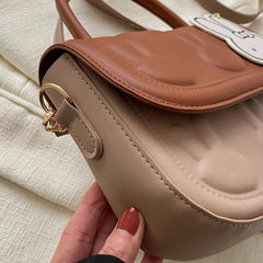Bunny Crossbody Bag Small Rabbit Flap Purse For Women