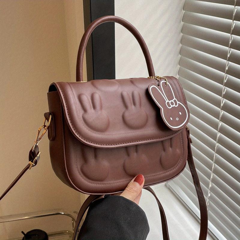 Bunny Crossbody Bag Small Rabbit Flap Purse For Women