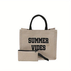Stylish Shoulder Bag with Tribal Style Tote and Coin Purses