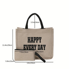 Stylish Shoulder Bag with Tribal Style Tote and Coin Purses