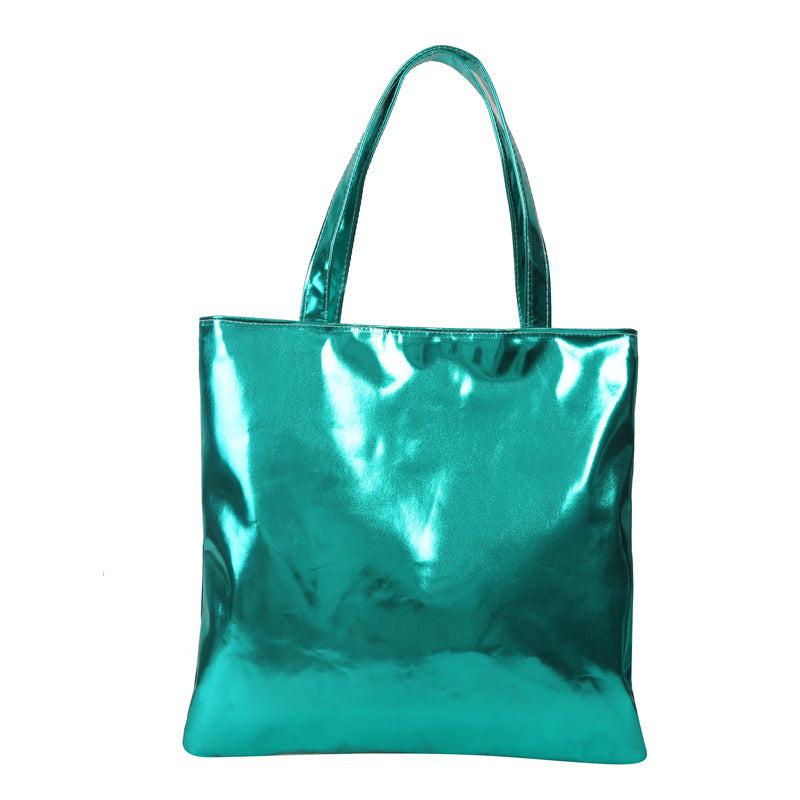 Metallic Glossy Y2K Shoulder Bag for Women