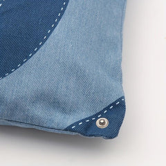 Niche Denim Tote Bag Letter Graphic Shoulder Bag Large Capacity Handbags
