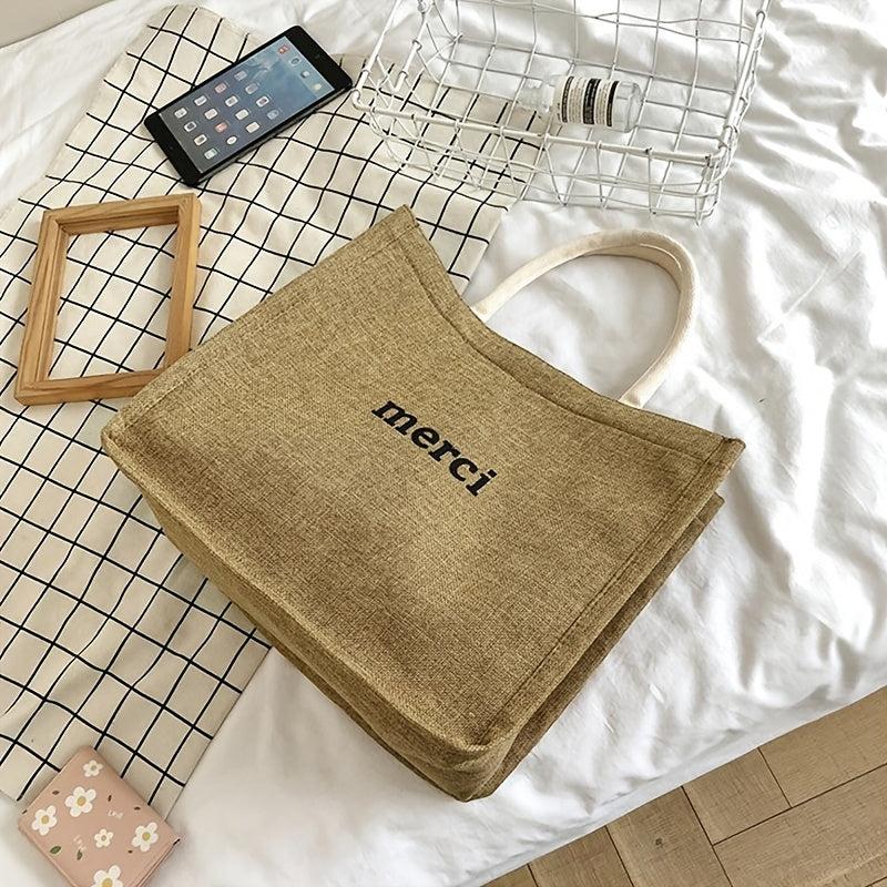 Vintage Large Tote Bag Retro Reusable Shopper Eco Handbag & Gift Bag