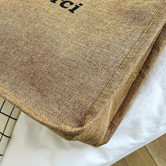 Vintage Large Tote Bag Retro Reusable Shopper Eco Handbag & Gift Bag
