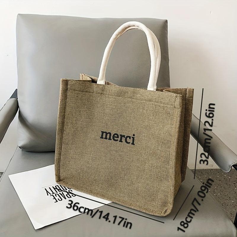Vintage Large Tote Bag Retro Reusable Shopper Eco Handbag & Gift Bag