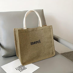 Vintage Large Tote Bag Retro Reusable Shopper Eco Handbag & Gift Bag