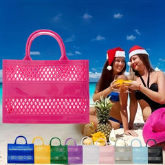 Portable Jelly Candy Beach Bag for Outdoor Sports Travel Storage