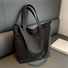 Large Capacity Canvas Tote Bag Lightweight Shoulder Bag