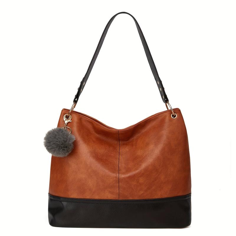 Vintage Large Capacity Tote Bag Retro Top Handle Satchel Women's Handbag