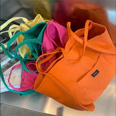 Large Capacity Canvas Tote Bag for School