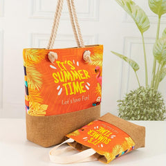 Flamingo Pattern Tote Bag All Match Handbag Classic Shopping Bag