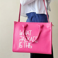 Large Capacity Crossbody Tote Bag PU Leather Shoulder Bag