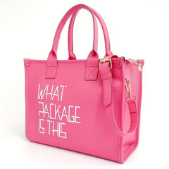 Large Capacity Crossbody Tote Bag PU Leather Shoulder Bag