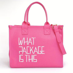 Large Capacity Crossbody Tote Bag PU Leather Shoulder Bag