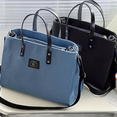 Canvas Zipper Crossbody Bag Large Capacity Shoulder Bag