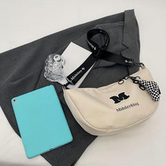Large Capacity Canvas Crossbody Bag Women's Casual Handbag