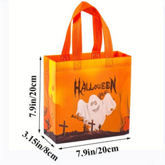 4PCS Halloween Treat Bags Small Halloween Gift Bags Tote Bags Non Woven