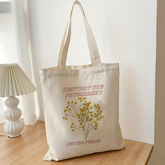 Print Shoulder Bag Versatile Storage Lightweight Shopper Work