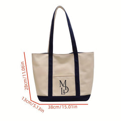 Canvas Tote Bag Lightweight Shoulder Shopping Bag