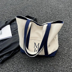 Canvas Tote Bag Lightweight Shoulder Shopping Bag