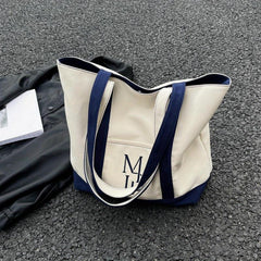 Canvas Tote Bag Lightweight Shoulder Shopping Bag