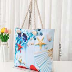 Large Capacity Nylon Tote Bag Beach Shoulder Handbag Travel