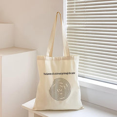 Canvas Tote Shoulder Bag Large capacity Sling Bag