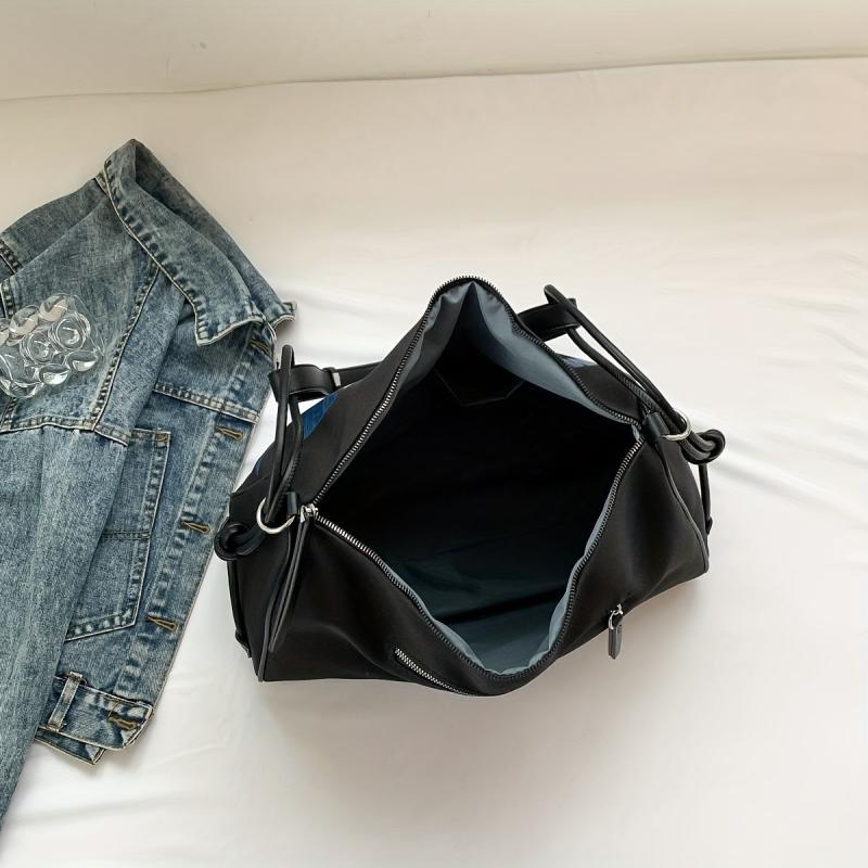 Large Capacity PU Leather Tote Bag Shoulder Bag