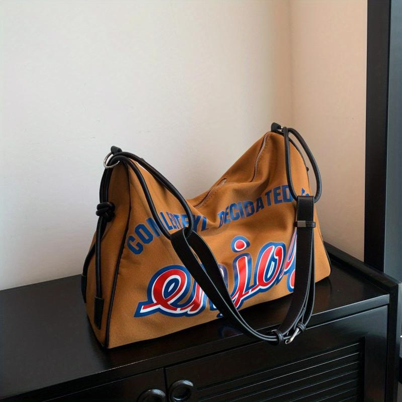 Large Capacity PU Leather Tote Bag Shoulder Bag
