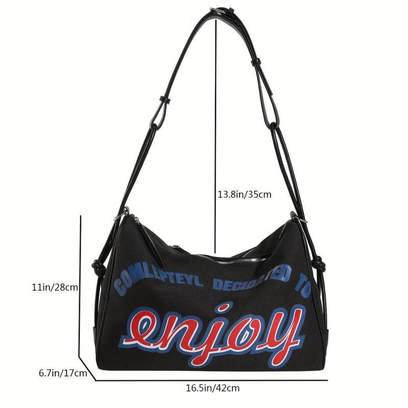 Large Capacity PU Leather Tote Bag Shoulder Bag