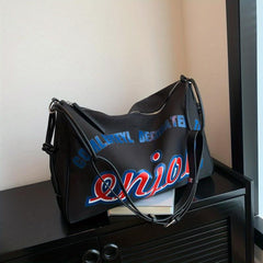 Large Capacity PU Leather Tote Bag Shoulder Bag