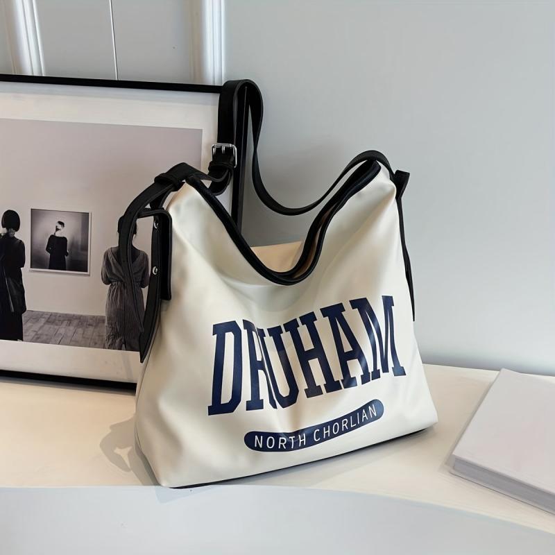 Large Capacity Tote Hobo Bag PU Leather Shoulder Bag
