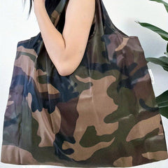 Stylish Printed Shopping Bag Eco Foldable Tote Bag Large Capacity