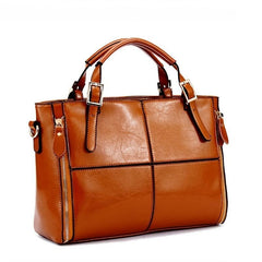 Vintage Plaid Tote Bag Classic Satchel Large Capacity Office Bag