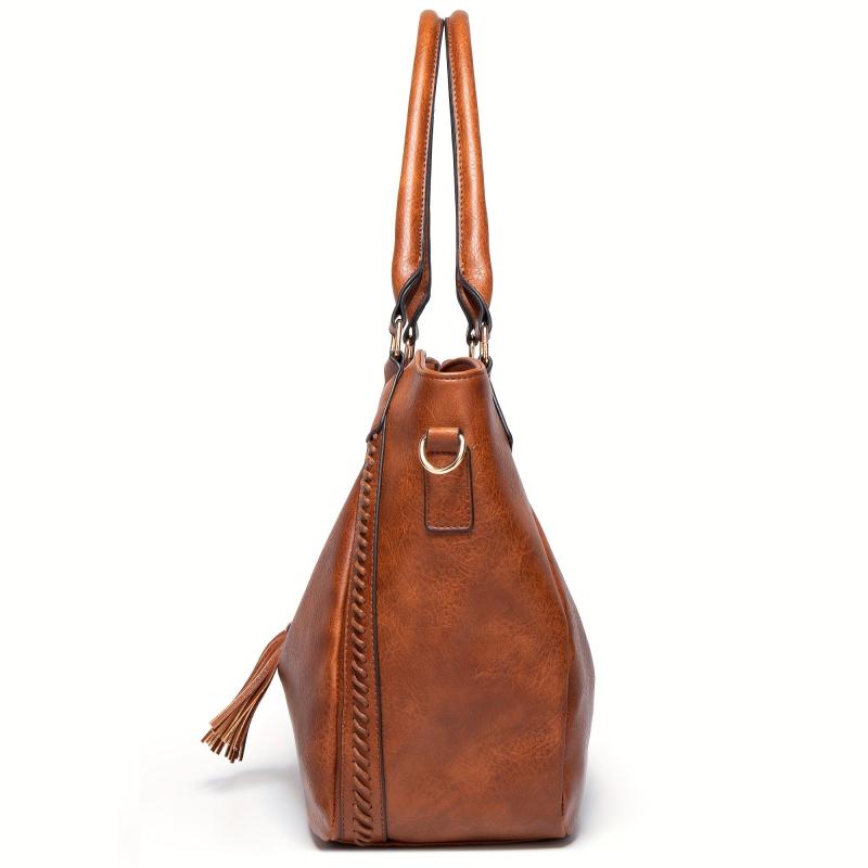 Women Handbags Tote Bag Soft Leather Large Capacity Casual Ladies Shoulder Cross