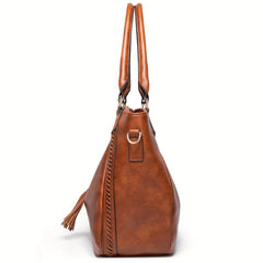 Women Handbags Tote Bag Soft Leather Large Capacity Casual Ladies Shoulder Cross